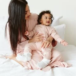 GROW WITH YOU ZIPPER JUMPSUIT + LOOSE FIT | ROSE -Goumikids Shop 1101 rose 09