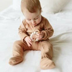 GROW WITH YOU ZIPPER JUMPSUIT + LOOSE FIT | SANDSTONE -Goumikids Shop 1101 sandstone 06