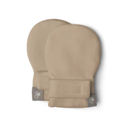 PREEMIE STAY ON MITTS | SANDSTONE