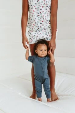 S/S ZIPPER ONEPIECE | MIDNIGHT -Goumikids Shop Goumi Americana KaitlinGreen 315