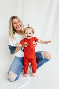 S/S ZIPPER ONEPIECE | CHERRY PIE -Goumikids Shop Goumi Americana KaitlinGreen 406