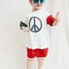 OVERSIZED TEE | PEACE -Goumikids Shop Goumi Americana KaitlinGreen 430