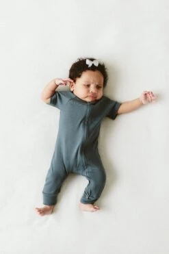 S/S ZIPPER ONEPIECE | MIDNIGHT -Goumikids Shop Goumi Americana KaitlinGreen 573