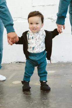 RIB KNIT PANTS | HUDSON -Goumikids Shop Goumi FW23Drop2 KaitlinGreen 124