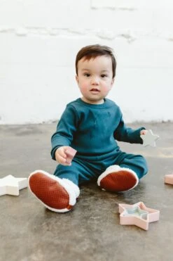 RIB KNIT PANTS | HUDSON -Goumikids Shop Goumi FW23Drop2 KaitlinGreen 174