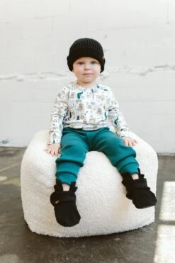 L/S BODYSUIT | DOWNTOWN -Goumikids Shop Goumi FW23Drop2 KaitlinGreen 210