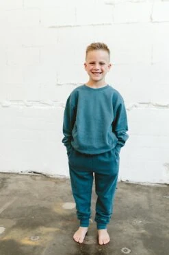 BIG KID FRENCH TERRY SWEATSUIT SET | HUDSON