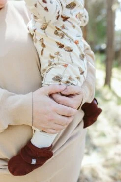 STAY ON TERRY BOOTS | REDWOOD -Goumikids Shop Goumi Fall23Drop1 Location KaitlinGreen 411