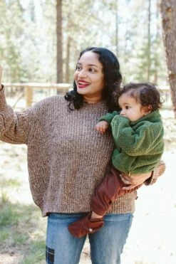 RIB KNIT PANTS | REDWOOD -Goumikids Shop Goumi Fall23Drop1 Location KaitlinGreen 438 915f2029 3886 4c99 9cd7 7c25dc9d687f