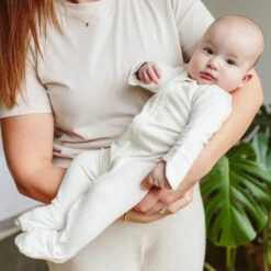 GROW WITH YOU FOOTIE + LOOSE FIT | CLOUD -Goumikids Shop Goumi InTheRain KaitlinGreen 397