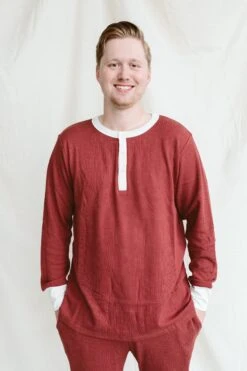 MENS THERMAL TOP | COCOA + CREAM | FITS SNUG -Goumikids Shop Goumi InTheSnowSTUDIO KaitlinGreen 1352000x3000 1