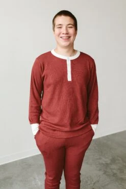 MENS THERMAL TOP | COCOA + CREAM | FITS SNUG -Goumikids Shop Goumi InTheSnowSTUDIO KaitlinGreen 312000x3000 1