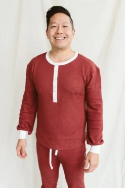 MENS THERMAL TOP | COCOA + CREAM | FITS SNUG -Goumikids Shop Goumi InTheSnowSTUDIO KaitlinGreen 512000x3000 1