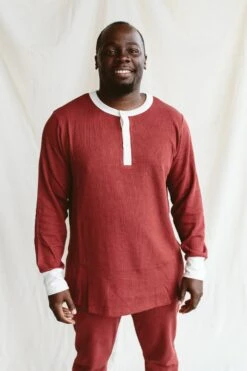 MENS THERMAL TOP | COCOA + CREAM | FITS SNUG -Goumikids Shop Goumi InTheSnowSTUDIO KaitlinGreen 582000x3000 1