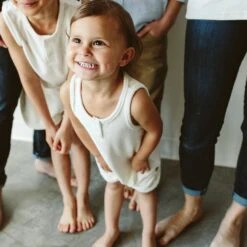 QUICK CHANGE ROMPER | CLOUD TERRY -Goumikids Shop Goumi InTheSun KaitlinGreen 582copy