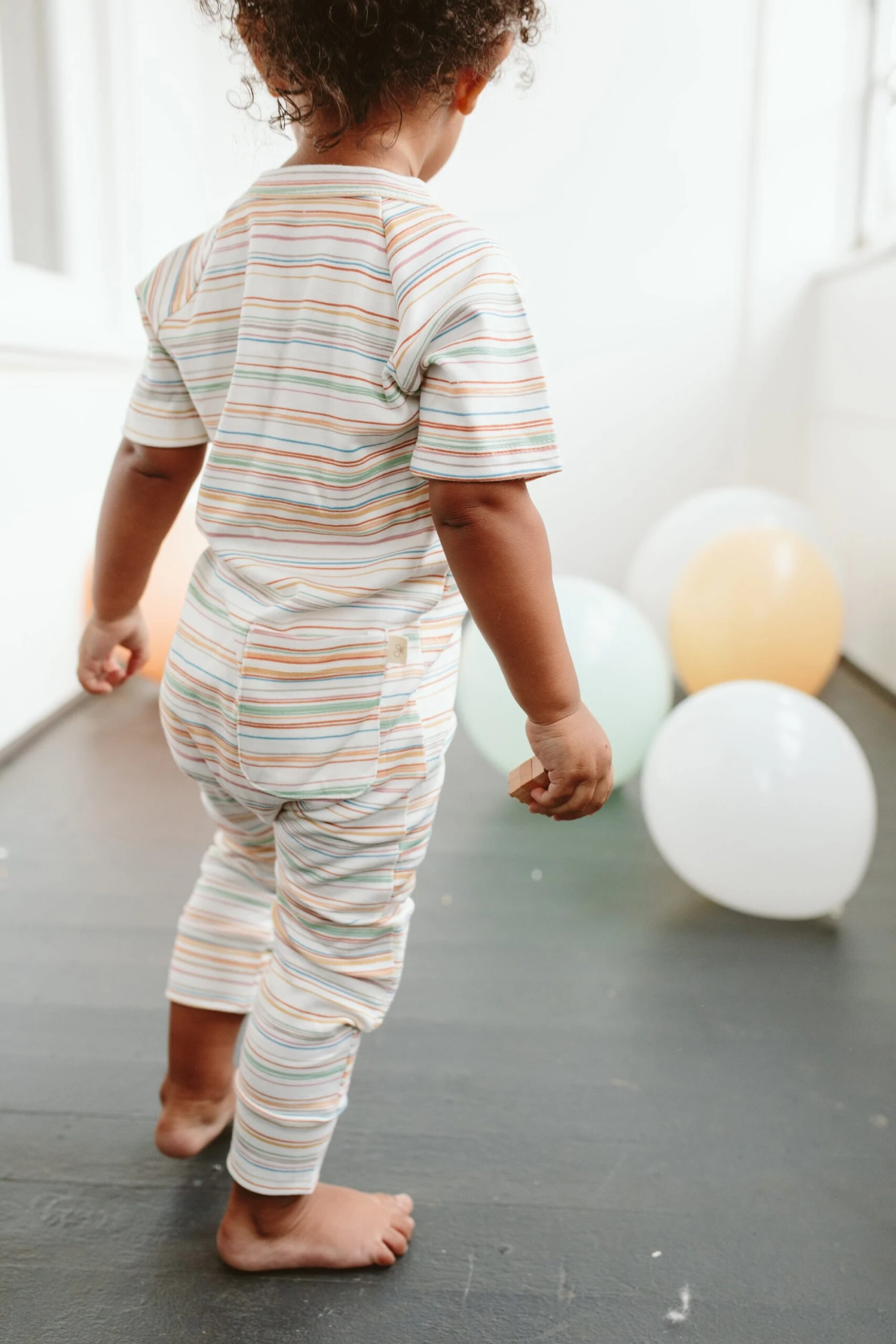 S/S ZIPPER ONEPIECE | BOARDWALK STRIPE 7 S/S ZIPPER ONEPIECE | BOARDWALK STRIPE - Image 5