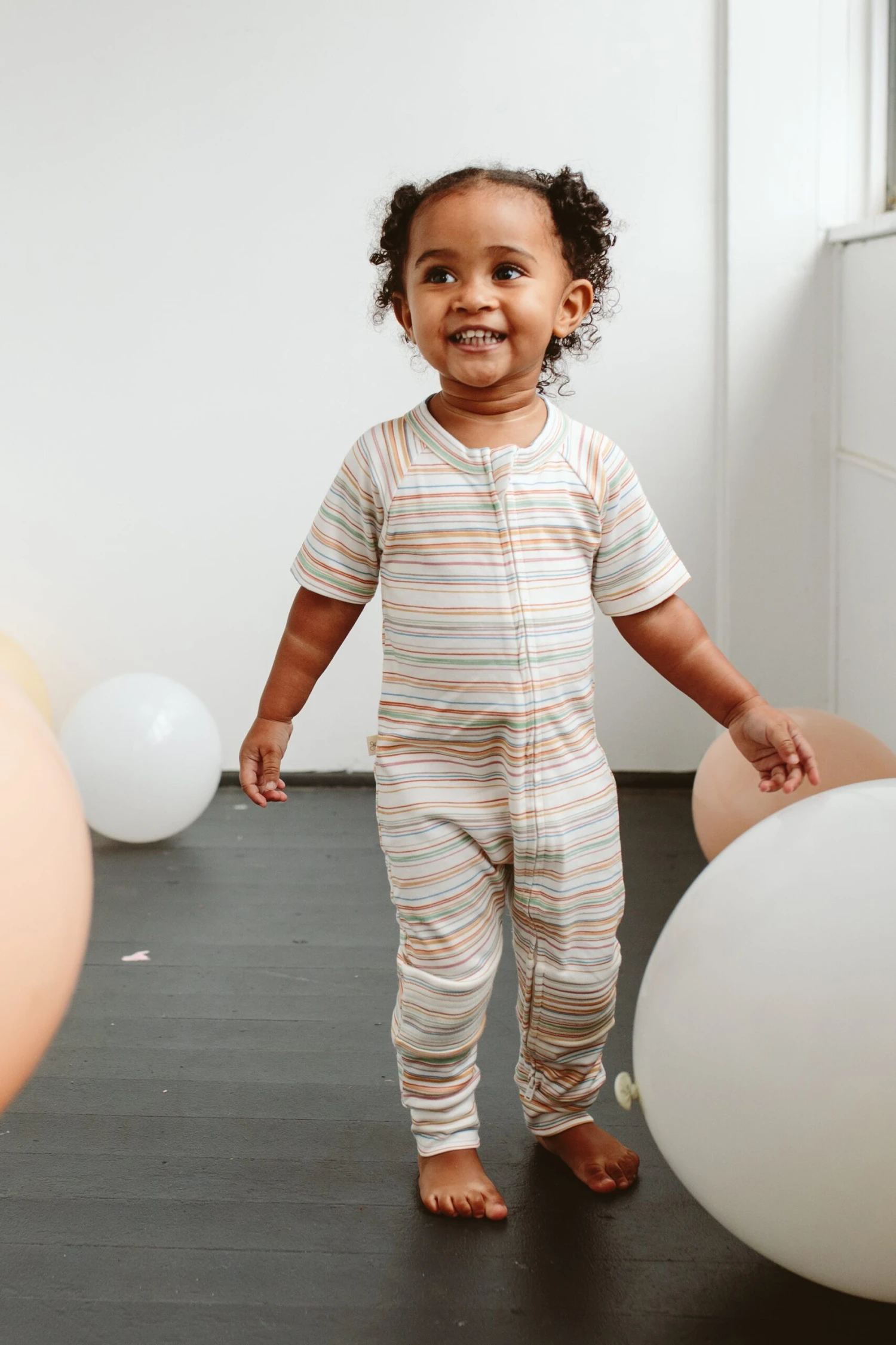 S/S ZIPPER ONEPIECE | BOARDWALK STRIPE 8 S/S ZIPPER ONEPIECE | BOARDWALK STRIPE - Image 6