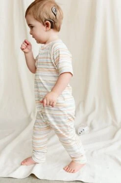 S/S ZIPPER ONEPIECE | BOARDWALK STRIPE 37 S/S ZIPPER ONEPIECE | BOARDWALK STRIPE -Goumikids Shop Goumi OnTheBoardwalk Studio KaitlinGreen 293