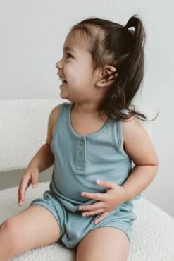 QUICK CHANGE ROMPER | POOLSIDE -Goumikids Shop Goumi Spring Summer24 KaitlinGreen 214