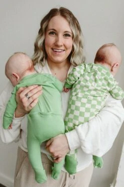 GROW WITH YOU FOOTIE + SNUG FIT | MATCHA -Goumikids Shop Goumi Spring Summer24 KaitlinGreen 407