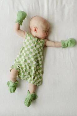 QUICK CHANGE ROMPER | CABANA GREEN -Goumikids Shop Goumi Spring Summer24 KaitlinGreen 462 5