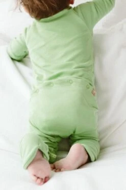 GROW WITH YOU FOOTIE + SNUG FIT | MATCHA -Goumikids Shop Goumi Spring Summer24 KaitlinGreen 90