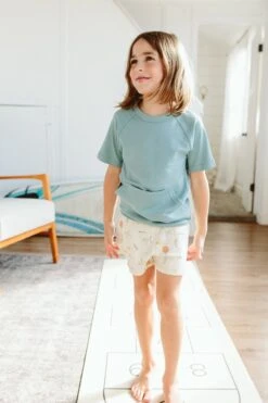 BIG KID SHORTS | SURF'S UP -Goumikids Shop Goumi SurfsUp KaitlinGreen 1025copy