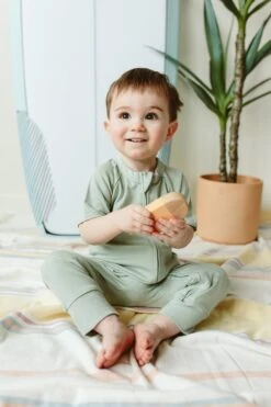 S/S ZIPPER ONEPIECE | SWELL -Goumikids Shop Goumi SurfsUp KaitlinGreen 533