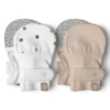 STAY ON 2-PACK MITTS | CITY BLOCKS + SANDSTONE -Goumikids Shop Goumi 2pk Mitts CityBlocks Sandstone