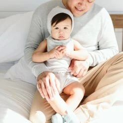 QUICK CHANGE ROMPER | STORM GRAY -Goumikids Shop GoumixBriar KaitlinGreen 516