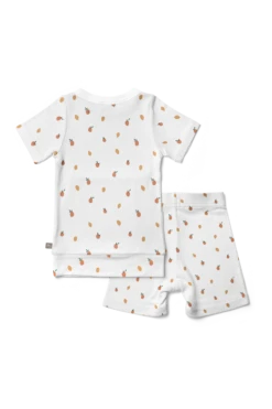 ALL DAY BIG KID BIKER SET | CITRUS -Goumikids Shop SS Loungewear Citrus Back