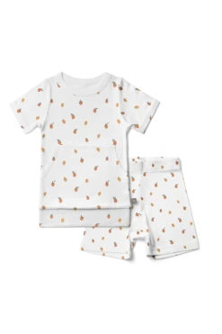 ALL DAY BIG KID BIKER SET | CITRUS -Goumikids Shop SS Loungewear Citrus Front