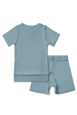 ALL DAY BIG KID BIKER SET | POOLSIDE -Goumikids Shop SS Loungewear Poolside Front.png2